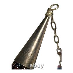 Vintage Southwestern Native American Beaded Necklace Dancer Pattern