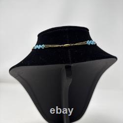 Vtg 1920s Native American Indian Beaded Necklace Estate Victorian Tribal 14.5