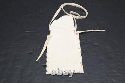 Vtg Native American Sioux Beaded Leather Tobacco Bag, Medicine Pouch Atq