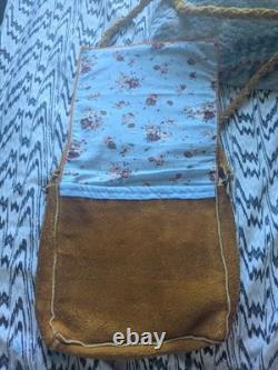 Woman's Beaded Purse With Turtle Design. Handmade. All Leather. Native American