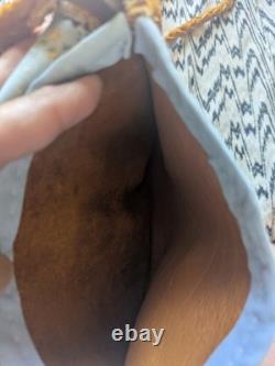 Woman's Beaded Purse With Turtle Design. Handmade. All Leather. Native American