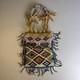 Woodlands Native American Beadwork Purse With Unusual Beaded Handle