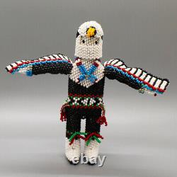 ZUNI-BEADED EAGLE DANCER by TODD PONCHO- NATIVE AMERICAN BEADWORK