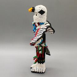 ZUNI-BEADED EAGLE DANCER by TODD PONCHO- NATIVE AMERICAN BEADWORK