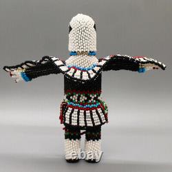 ZUNI-BEADED EAGLE DANCER by TODD PONCHO- NATIVE AMERICAN BEADWORK