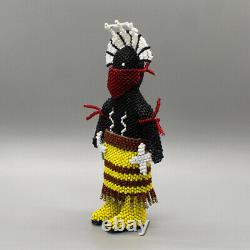 Zuni-Beaded Apache Dancer by Todd Poncho Native American Beadwork