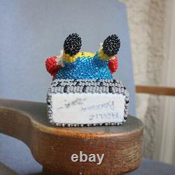 Zuni-Beaded Humpty Dumpty by Hollie Booqua Native American Beadwork