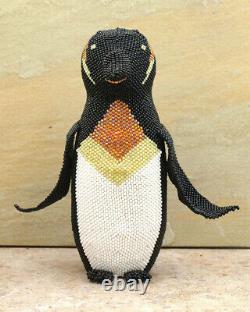 Zuni Beadwork-Large Beaded Penguin by Farlan & Alesia Quetawki-Native American