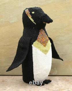 Zuni Beadwork-Large Beaded Penguin by Farlan & Alesia Quetawki-Native American