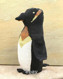 Zuni Beadwork-Large Beaded Penguin by Farlan & Alesia Quetawki-Native American